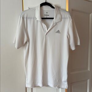Adidas Men’s White Polo Shirt Medium EUC